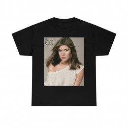 Carrie Fisher before she was a Princess of Star Wars Unisex Heavy Cotton Tee