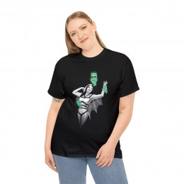 Herman and Lilly Munster monsters in love Short Sleeve Tee