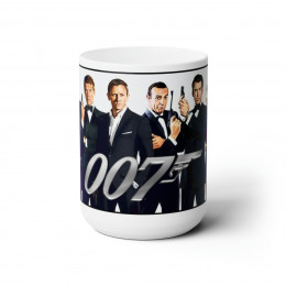 007 A collection of James Bonds   Mug 15oz